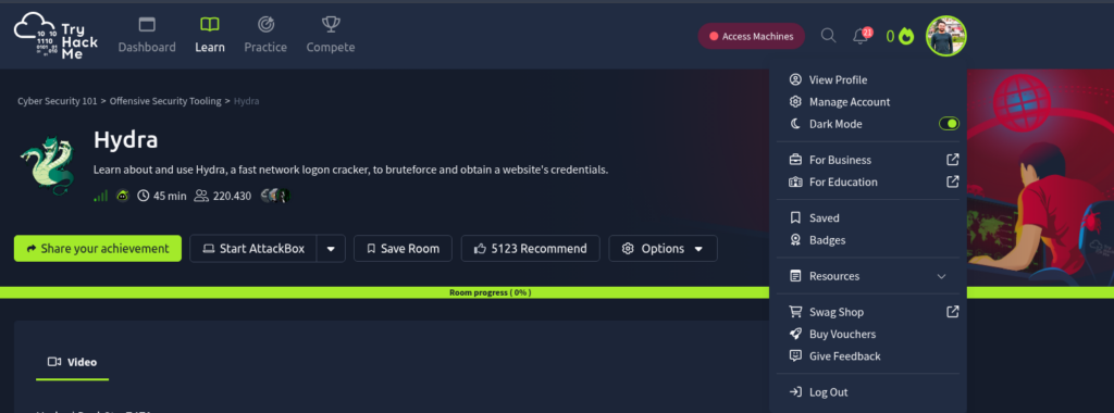tryhackme premium vpn baglantisi